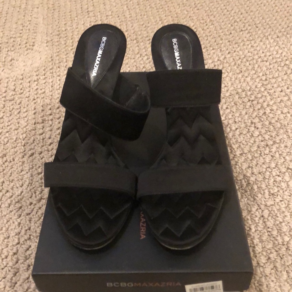 Black satin BCBG MaxAzria